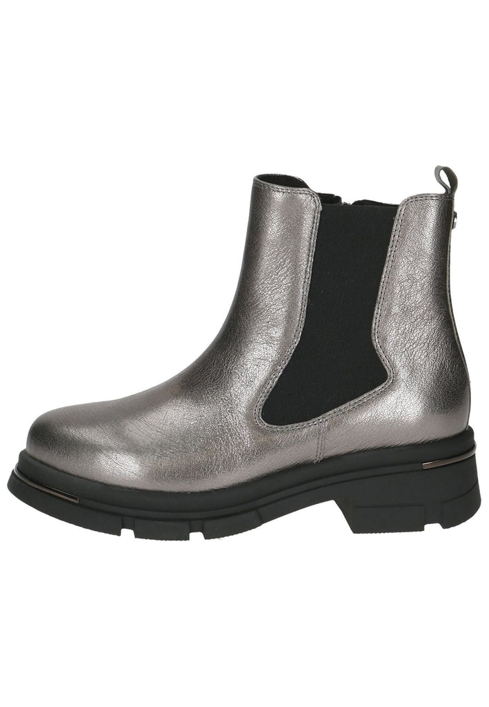Stiefeletten Caprice Stiefelette Leder/Textil Stone Warmfutter