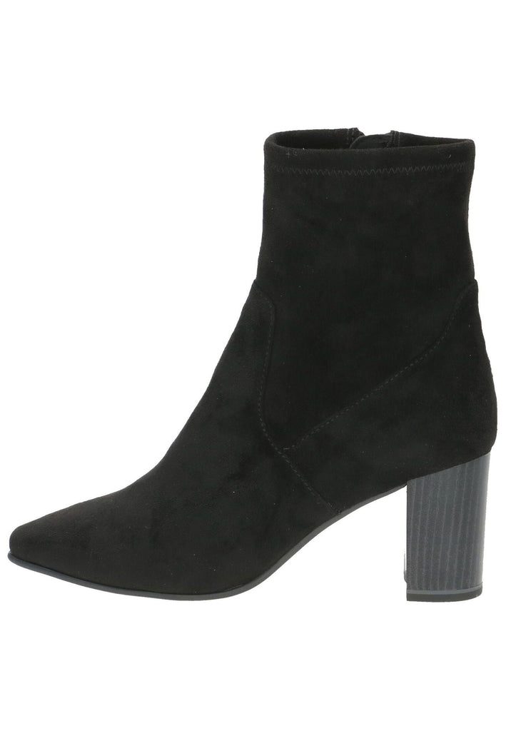 Stiefeletten Caprice Stiefelette Lederimitat Schwarz/Schwarz