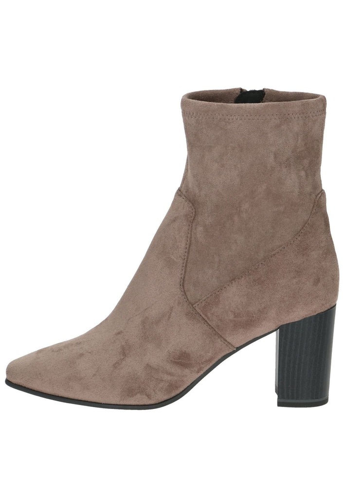 Stiefeletten Caprice Stiefelette Lederimitat Taupe