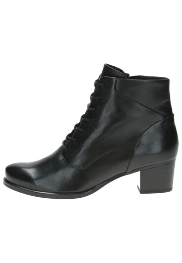 Stiefeletten Caprice Stiefelette Nappaleder Schwarz