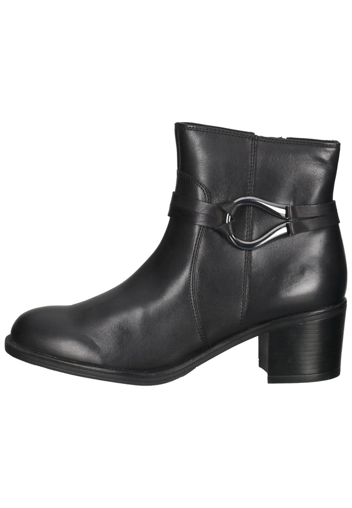 Stiefeletten Caprice Stiefelette Nappaleder Schwarz