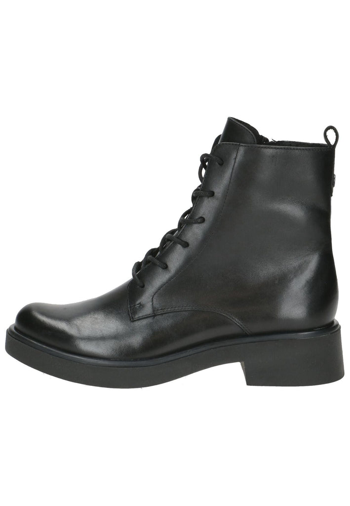 Stiefeletten Caprice Stiefelette Nappaleder Schwarz Warmfutter