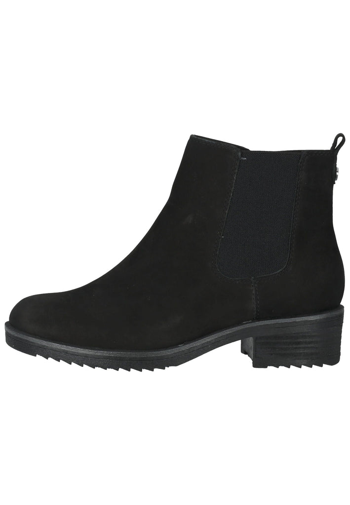 Stiefeletten Caprice Stiefelette Nubukleder Black nubuk