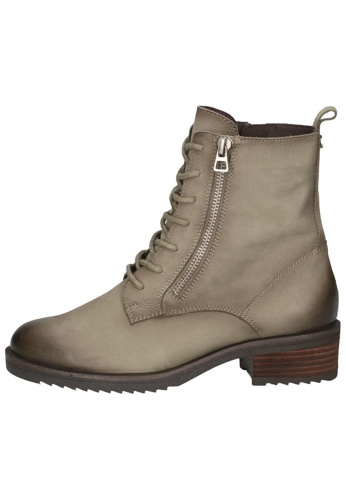 Stiefeletten Caprice Stiefelette Nubukleder Khaki