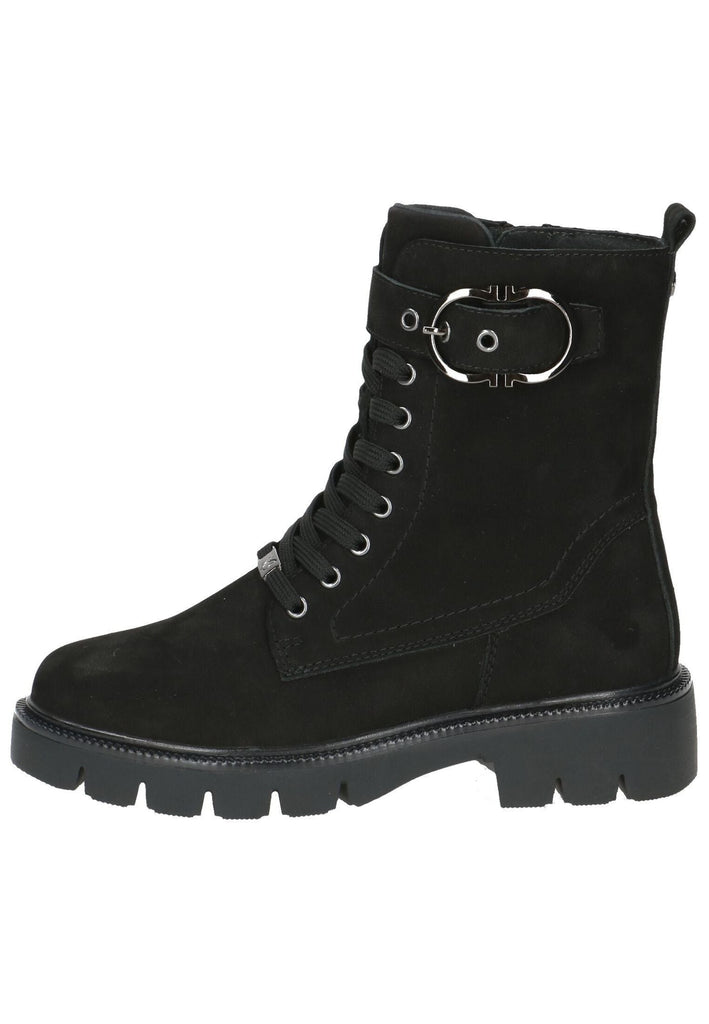 Stiefeletten Caprice Stiefelette Nubukleder Schwarz