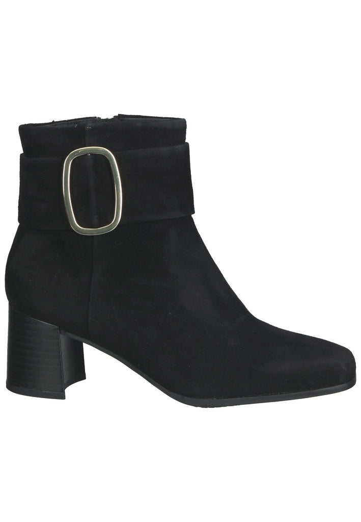 Stiefeletten Caprice Stiefelette Veloursleder Schwarz