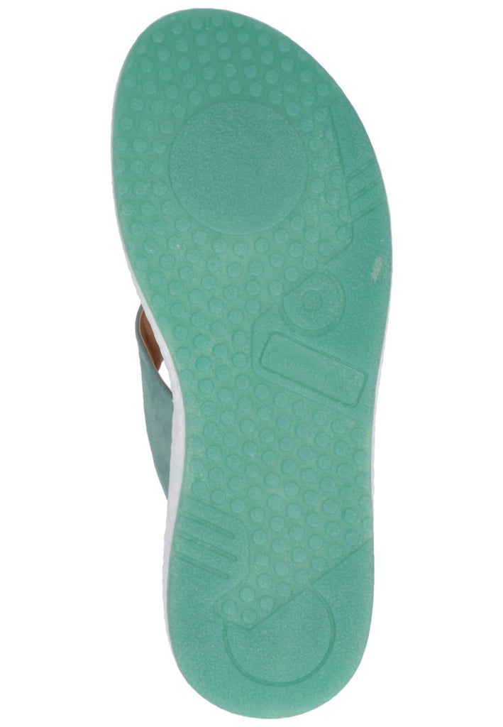 Caprice Zehensteg Veloursleder Türkis