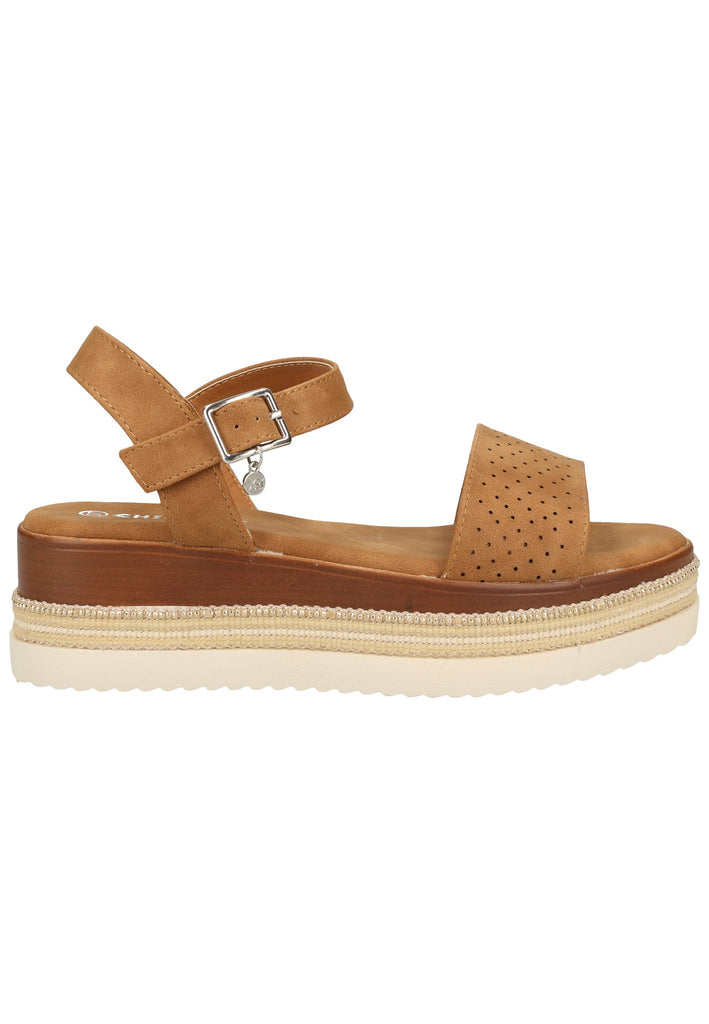 Chiemsee Sandalen Lederimitat Camel