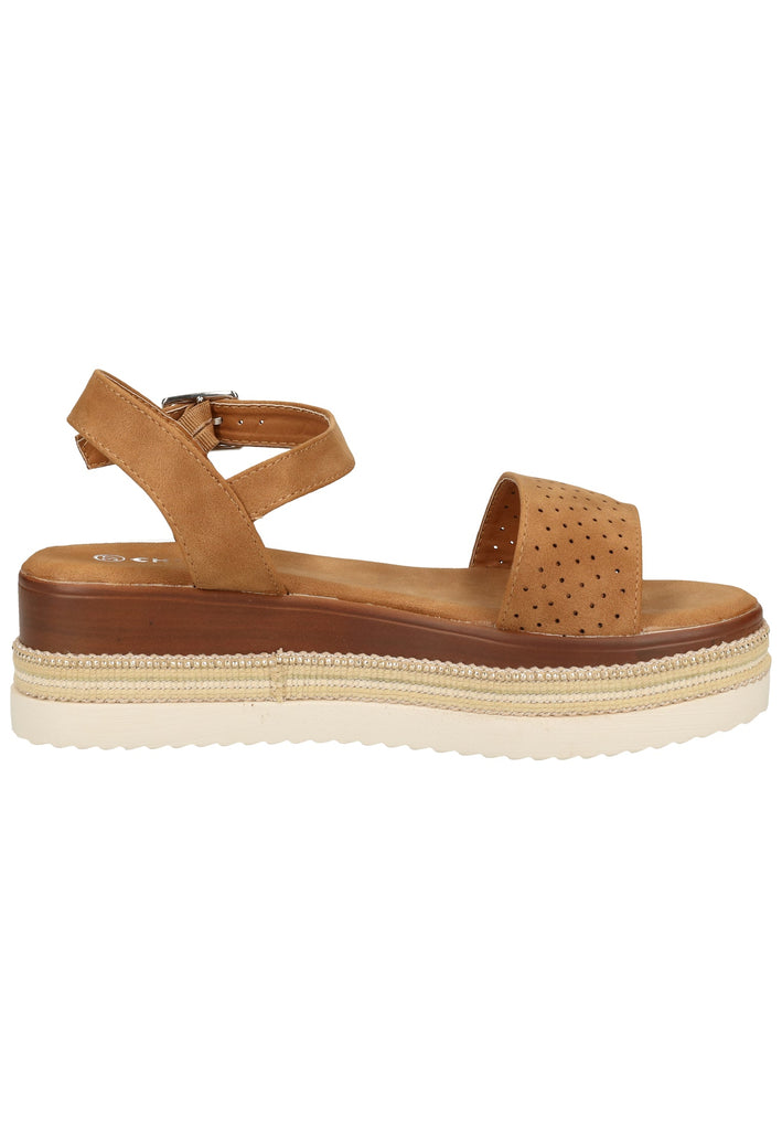 Chiemsee Sandalen Lederimitat Camel