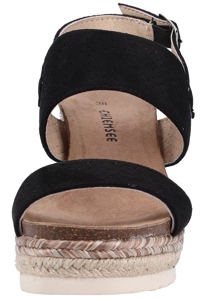 Chiemsee Sandalen Lederimitat Schwarz