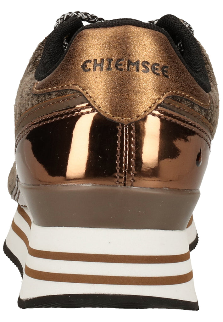 Chiemsee Sneaker Lederimitat Braun/Schwarz