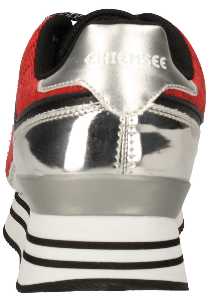 Chiemsee Sneaker Lederimitat/Textil Rot/Schwarz