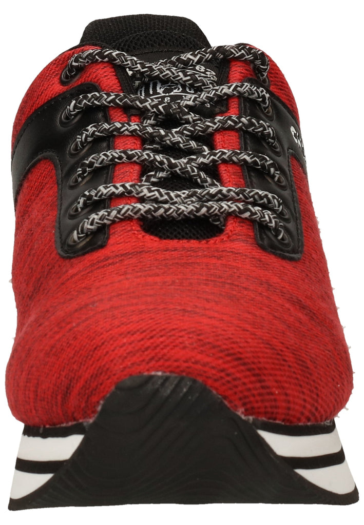 Chiemsee Sneaker Lederimitat/Textil Rot/Schwarz