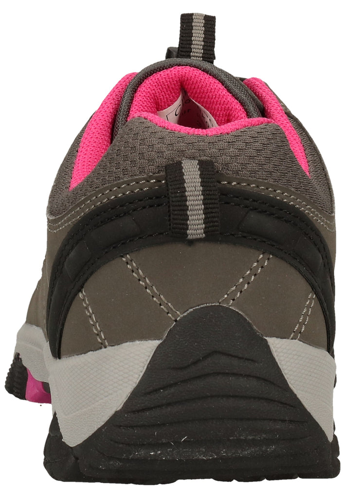 Chiemsee Wanderschuhe Lederimitat/Mesh Grau/Pink
