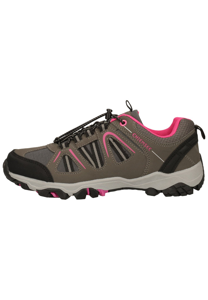 Chiemsee Wanderschuhe Lederimitat/Mesh Grau/Pink