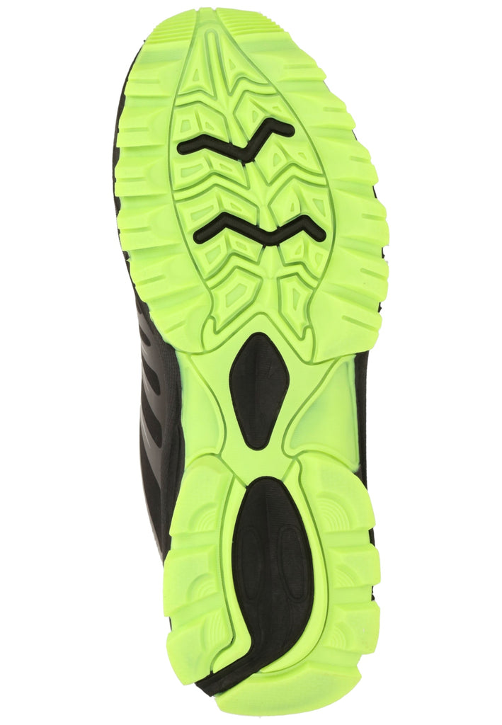 Chiemsee Wanderschuhe Lederimitat/Mesh Schwarz/Grün