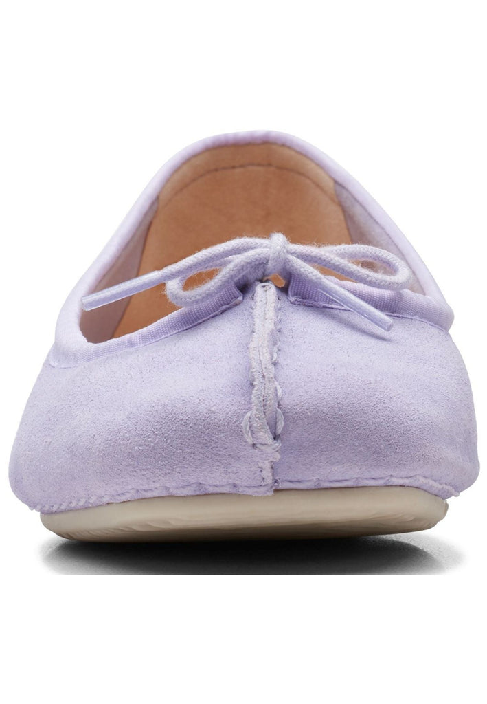 Clarks Ballerinas Leder Lila
