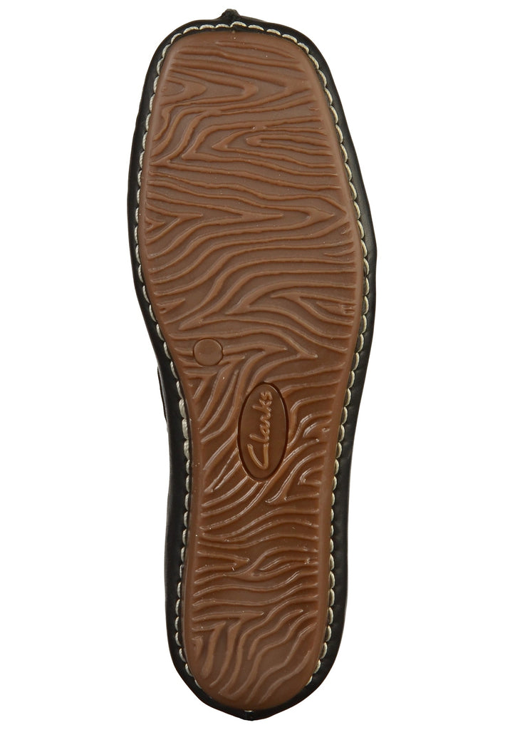 Clarks Ballerinas Leder Schwarz