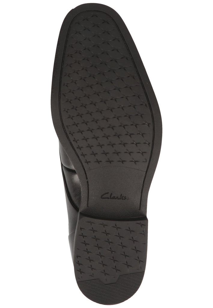 Clarks Businessschuhe Leder Schwarz