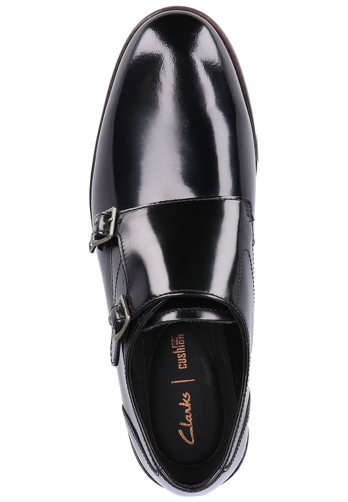 Clarks Businessschuhe Leder Schwarz