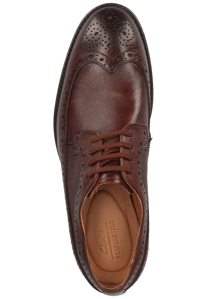 Clarks Businessschuhe Leder Tan