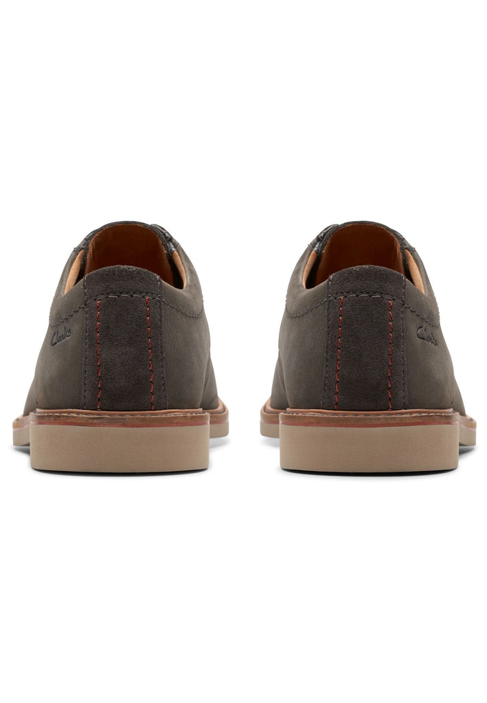 Clarks Businessschuhe Nubukleder Dunkelgrau