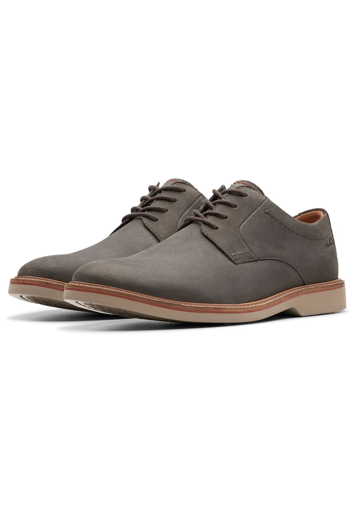 Clarks Businessschuhe Nubukleder Dunkelgrau