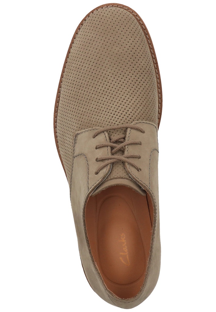 Clarks Businessschuhe Nubukleder Sage