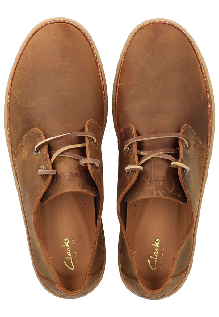 Clarks Halbschuhe Leder Braun
