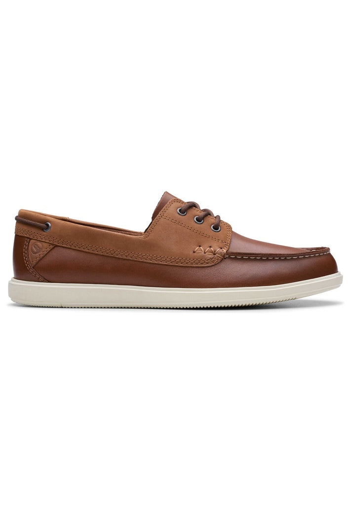 Clarks Halbschuhe Leder Braun