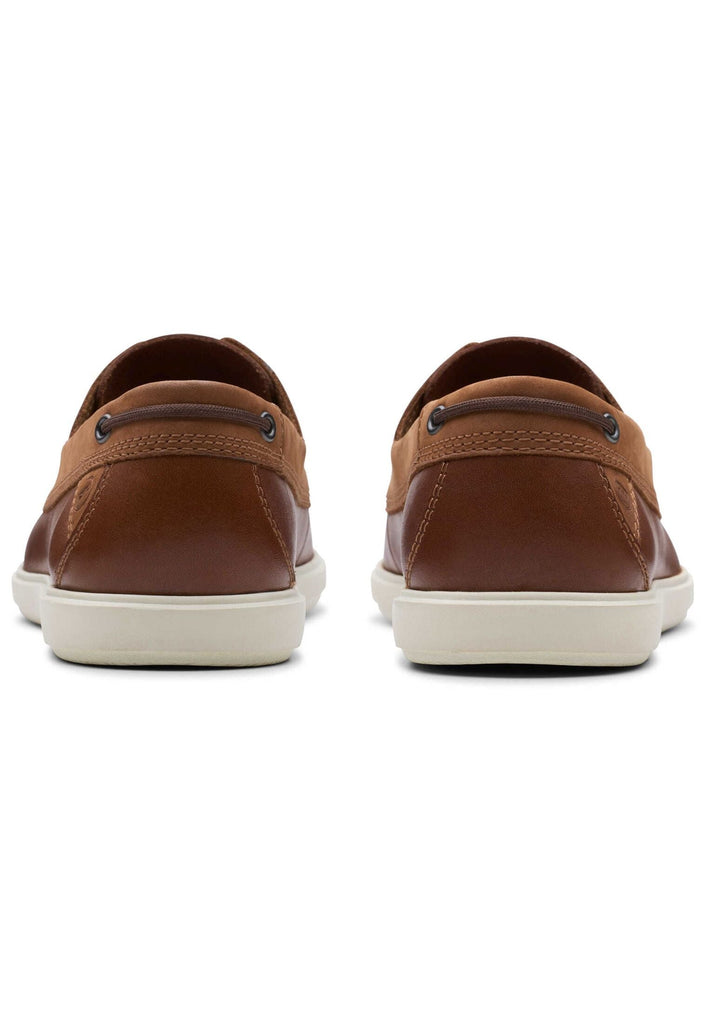 Clarks Halbschuhe Leder Braun