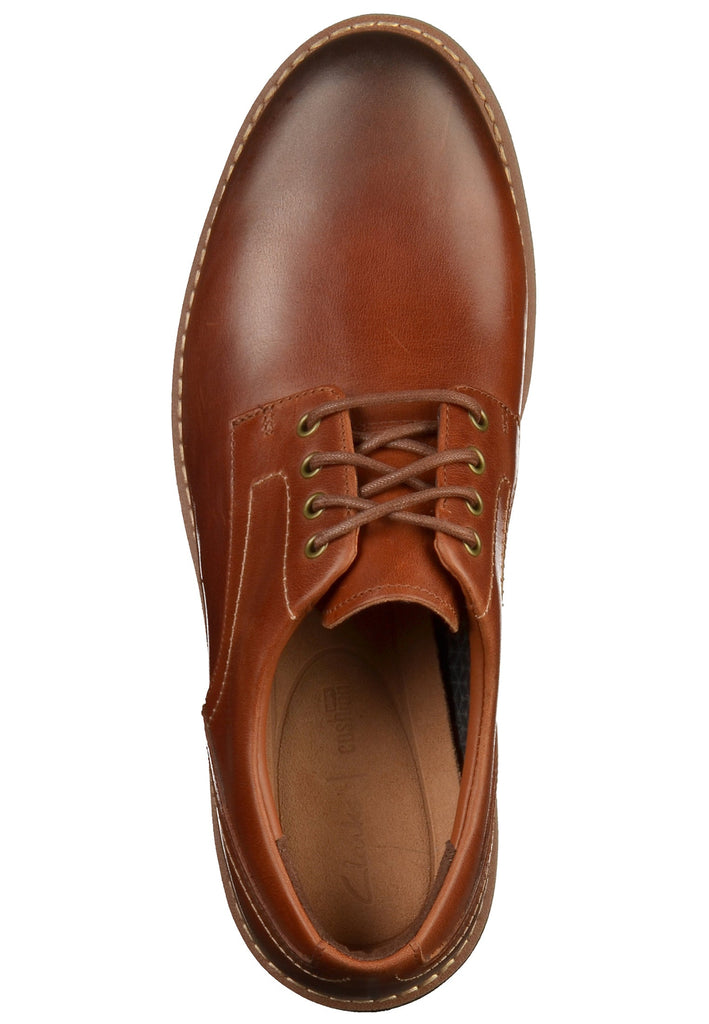 Clarks Halbschuhe Leder Dunkelbraun