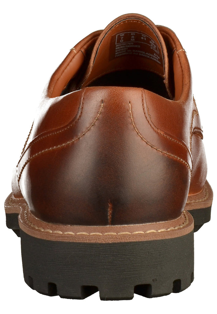 Clarks Halbschuhe Leder Dunkelbraun