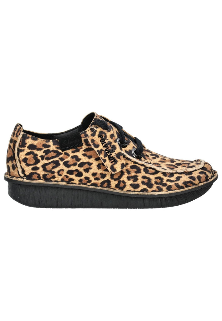 Clarks Halbschuhe Leder Leopard