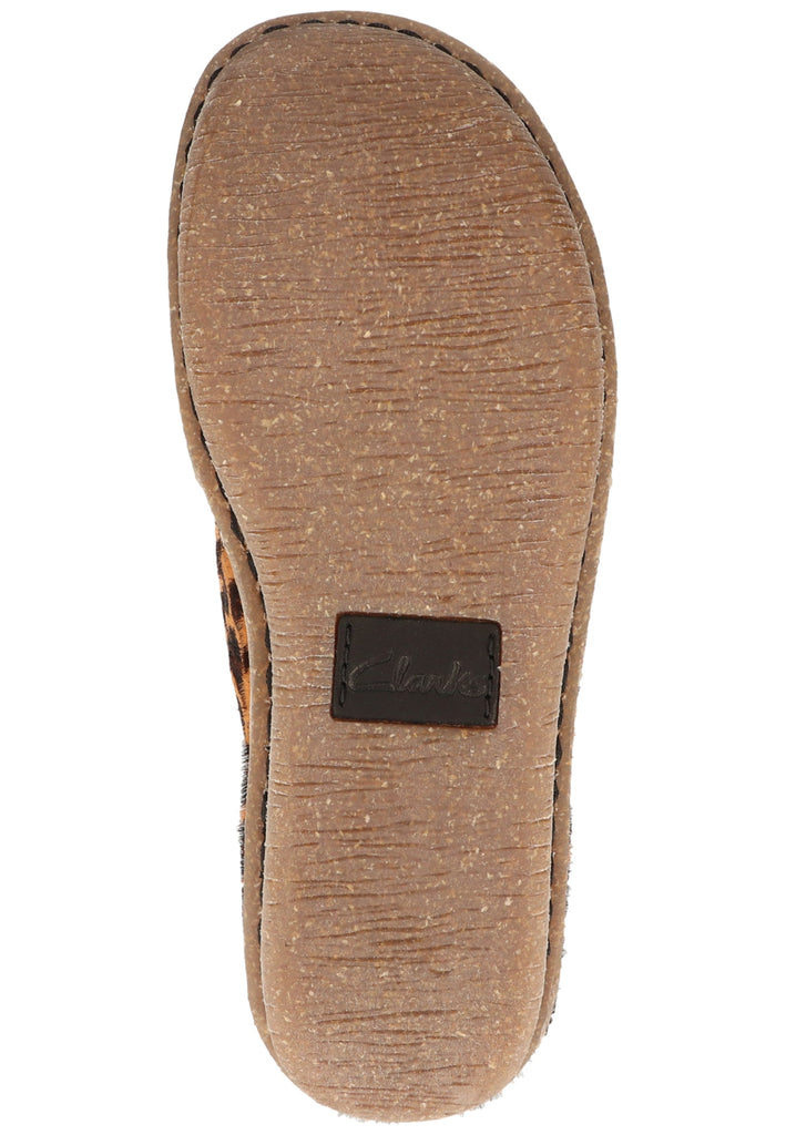 Clarks Halbschuhe Leder Leopard