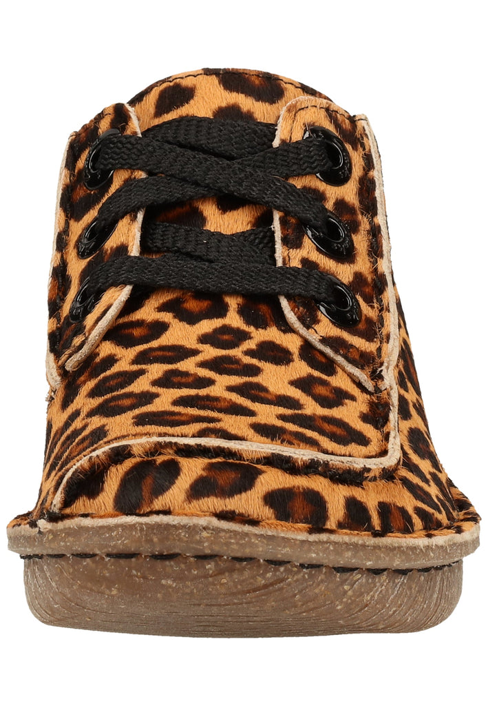 Clarks Halbschuhe Leder Leopard