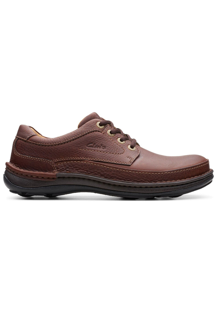 Clarks Halbschuhe Leder Mahagony