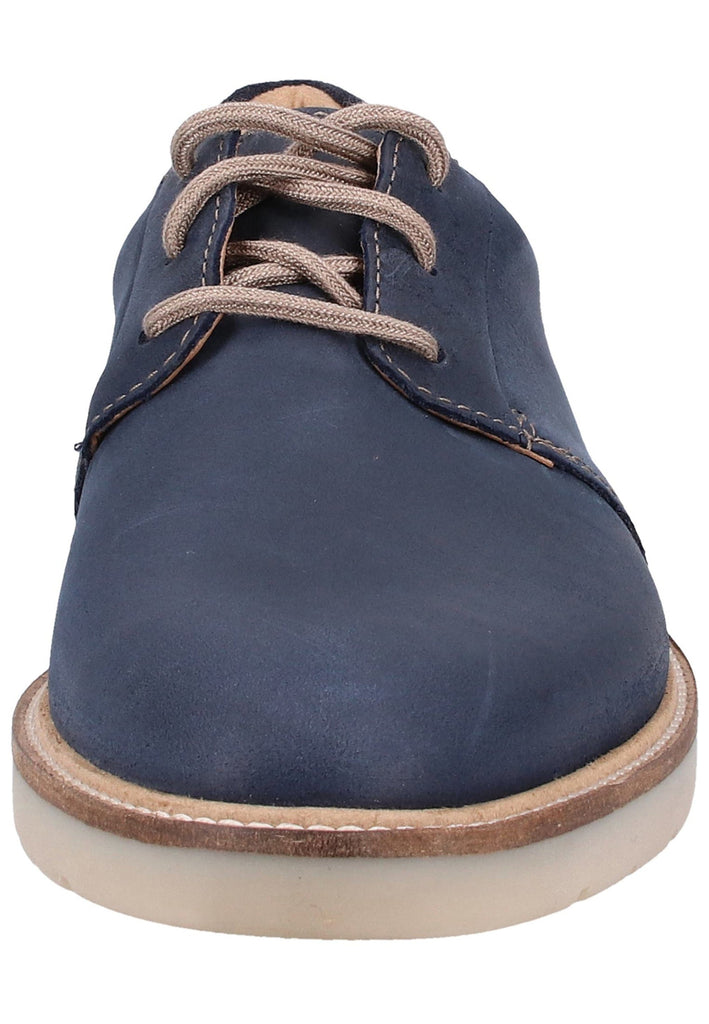 Clarks Halbschuhe Leder Navy
