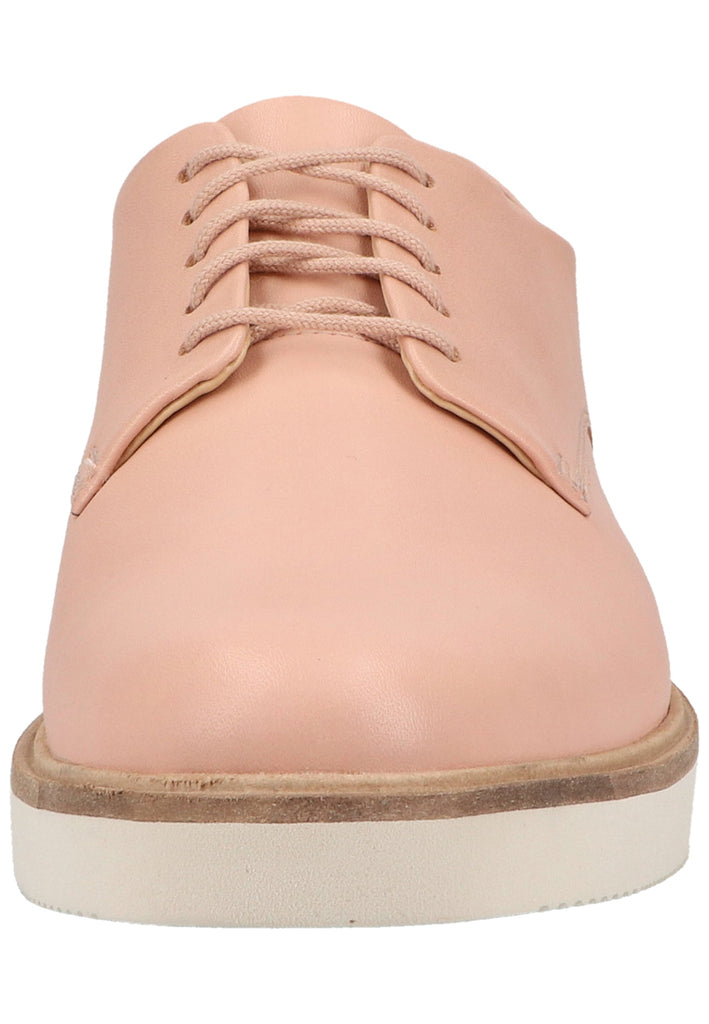 Clarks Halbschuhe Leder Pink