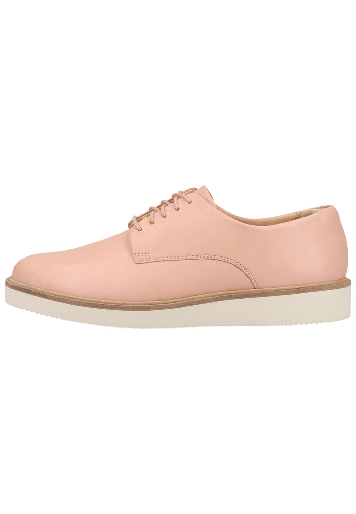 Clarks Halbschuhe Leder Pink