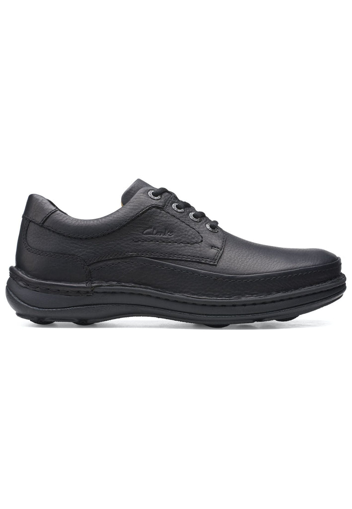 Clarks Halbschuhe Leder Schwarz