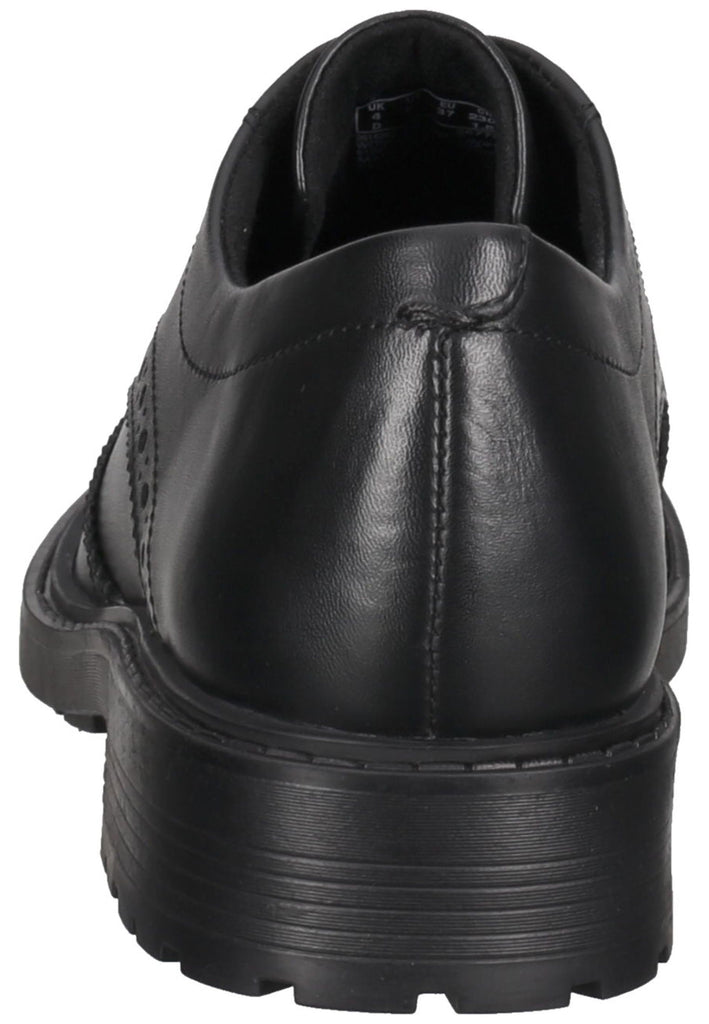 Clarks Halbschuhe Leder Schwarz