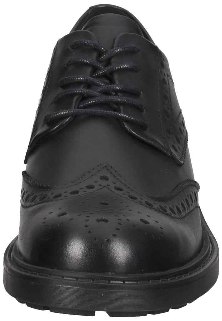 Clarks Halbschuhe Leder Schwarz
