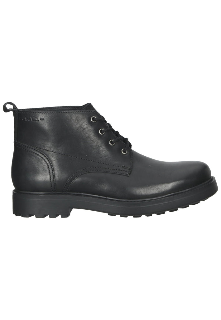 Clarks Halbschuhe Leder Schwarz