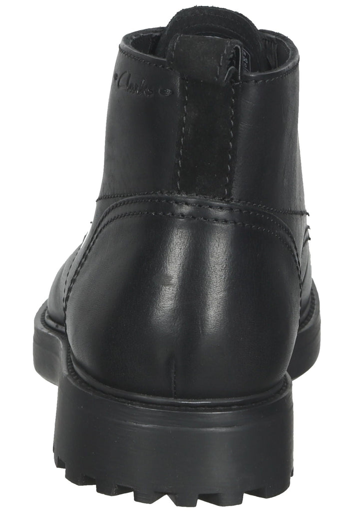 Clarks Halbschuhe Leder Schwarz