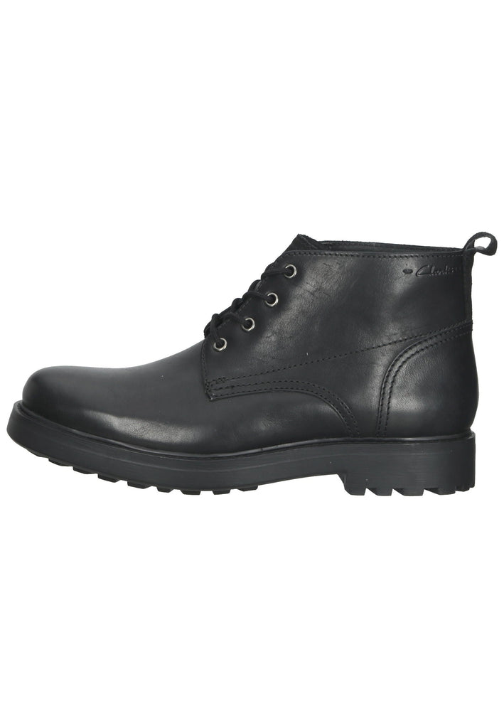 Clarks Halbschuhe Leder Schwarz