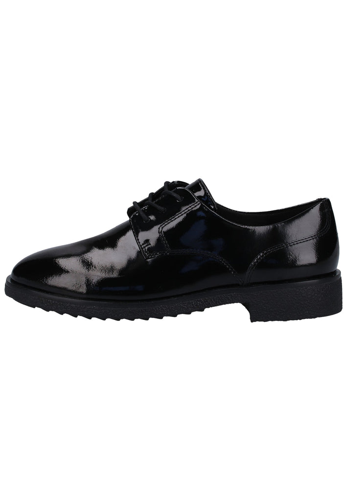 Clarks Halbschuhe Leder Schwarz