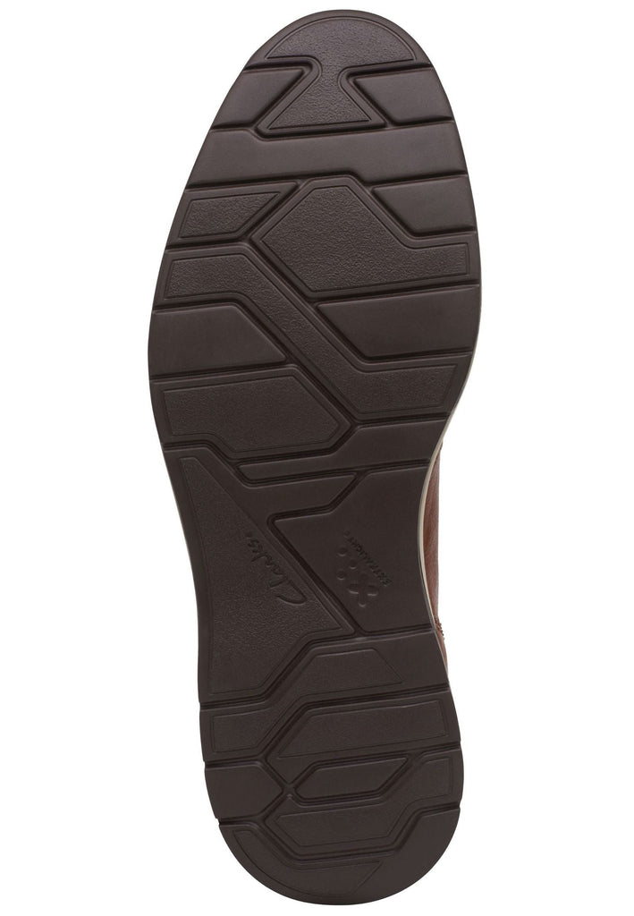 Clarks Halbschuhe Leder Tan