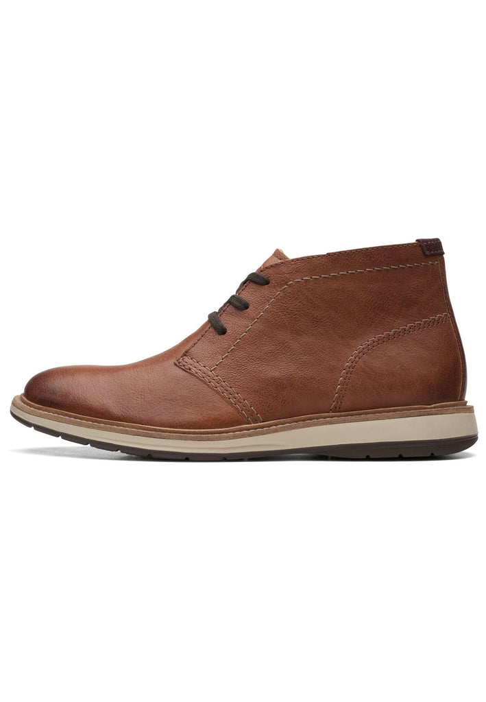 Clarks Halbschuhe Leder Tan