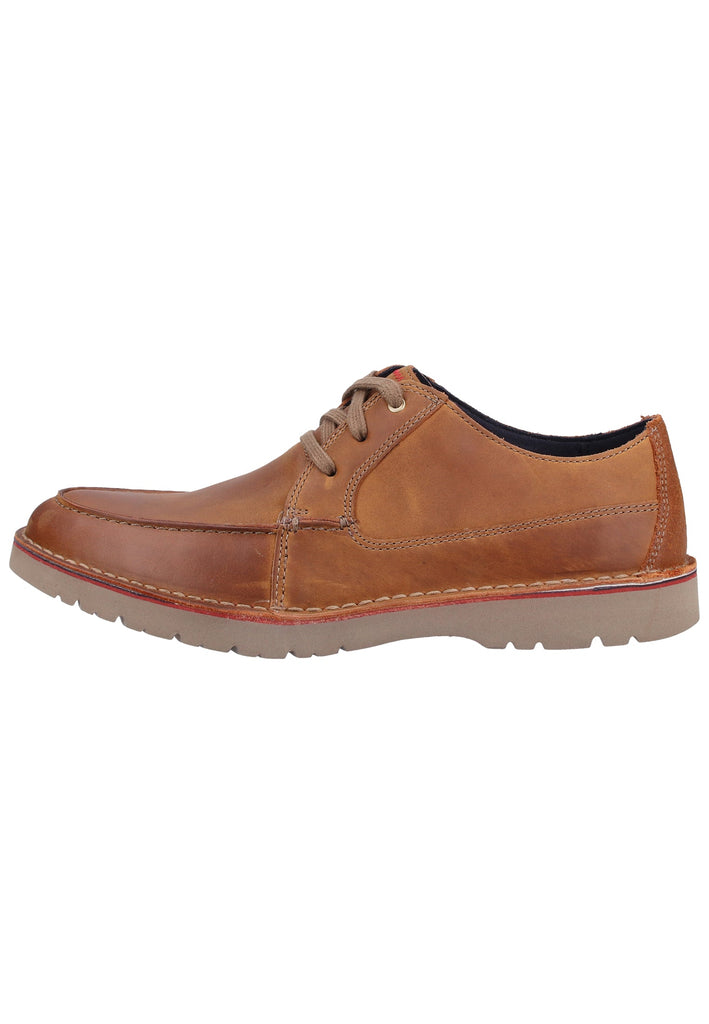 Clarks Halbschuhe Leder Tan